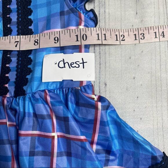 Charlie’s Project Toddler Girls Tiered Twirly Dress Size 3/4T Pinafore Wedding - Picture 4 of 10